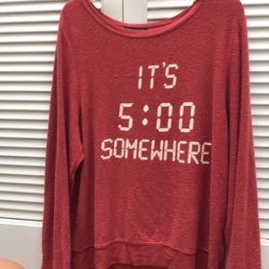 Wildfox red sweater